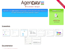 Tablet Screenshot of agendav.org